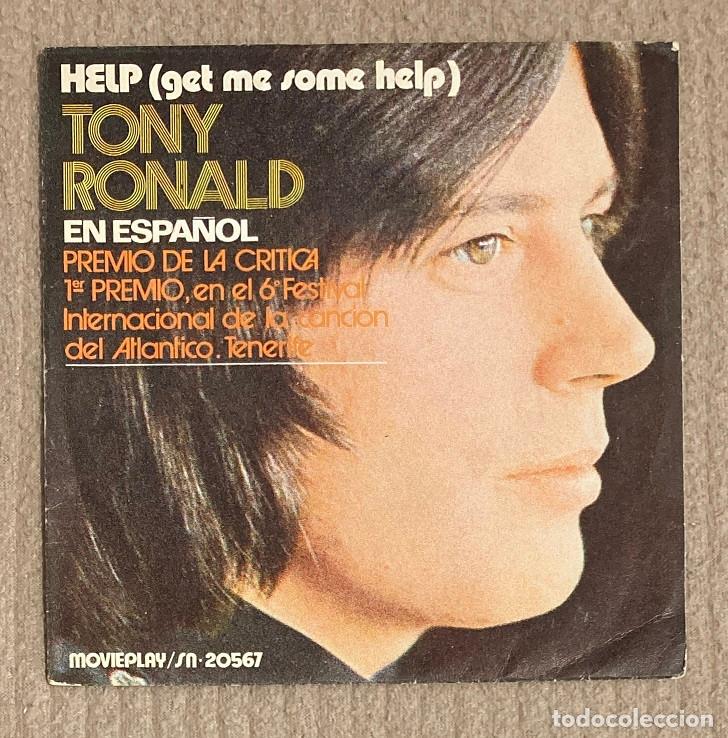Discos de vinilo: TONY ROLAND EN ESPA&Ntilde;OL. HELP (GET ME SOME HELP)(VINILO 7&rdquo;)(035EP) - Foto 1