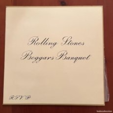 Discos de vinilo: THE ROLLING STONES - BEGGAR'S BANQUET PRIMER PRENSAJE ESPAÑOL 1970