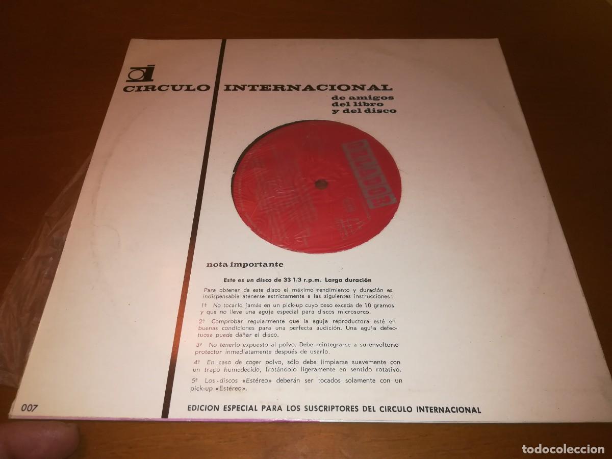 Discos de vinilo: CIRCULO INTERNACIONAL DE AMIGOS DEL DISCO Y DEL LIBRO / / R4-DES - Foto 2
