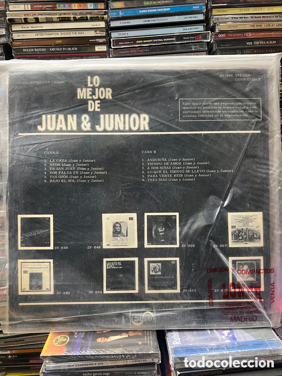 Discos de vinilo: Lo mejor de Juan & junior - Foto 2