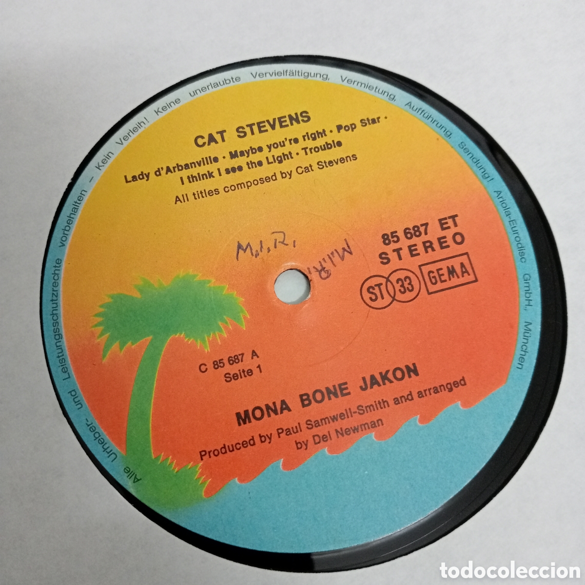 Discos de vinilo: CAT STEVENS - MONA BONE JAKON - LP - 1970 - Foto 3