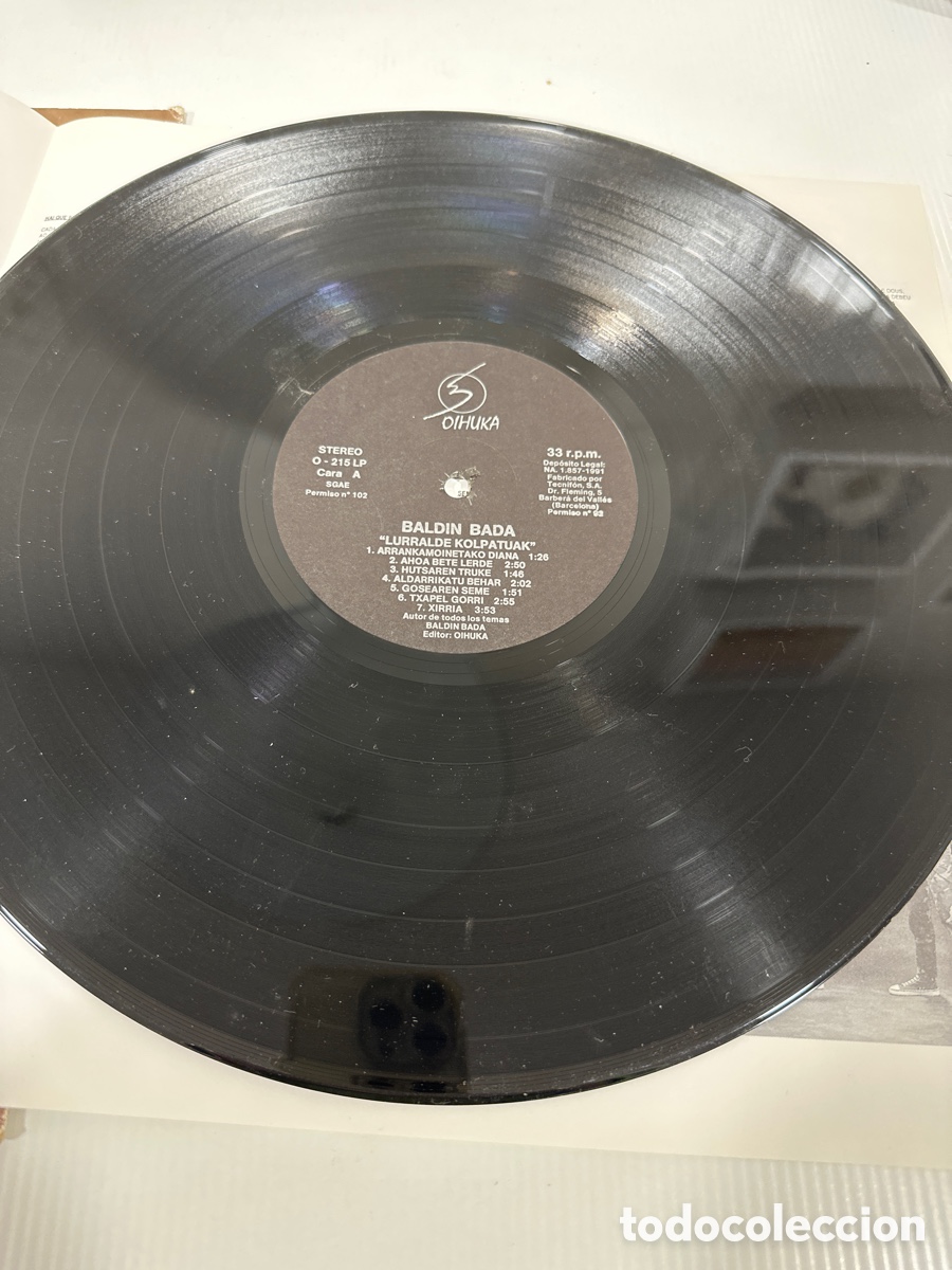 Discos de vinilo: LP Baldin Bada - Foto 3