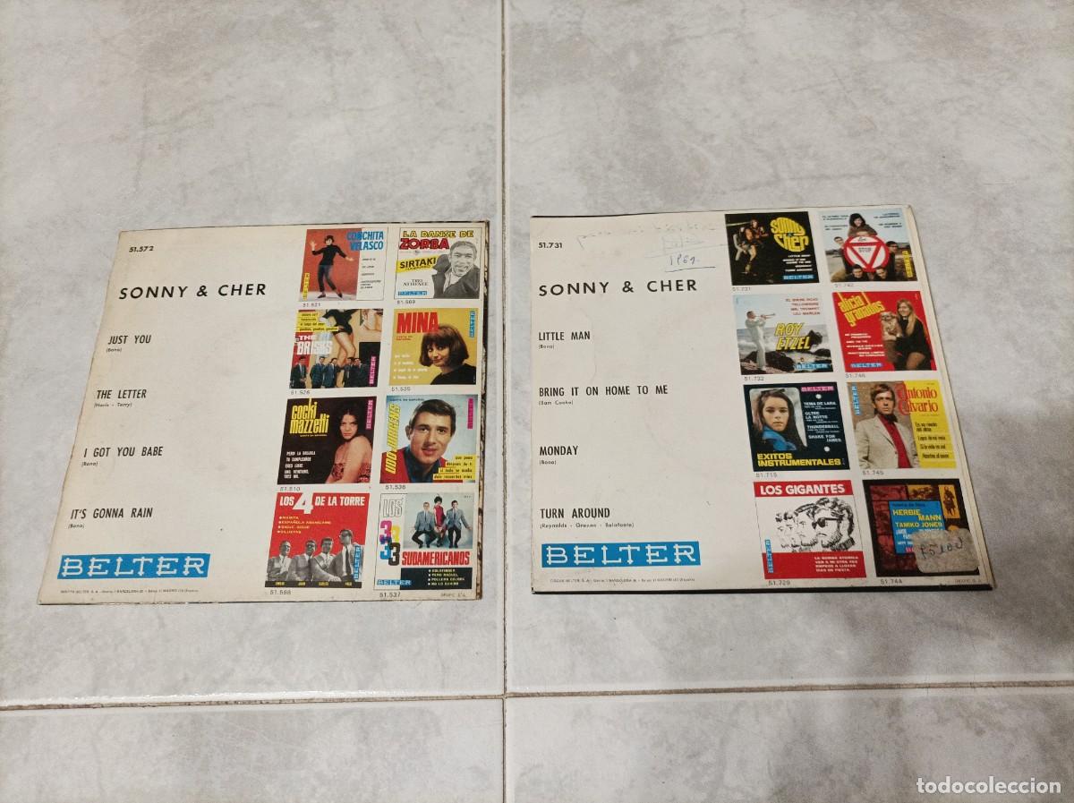 Discos de vinilo: Sonny and Cher lote eps - Foto 2