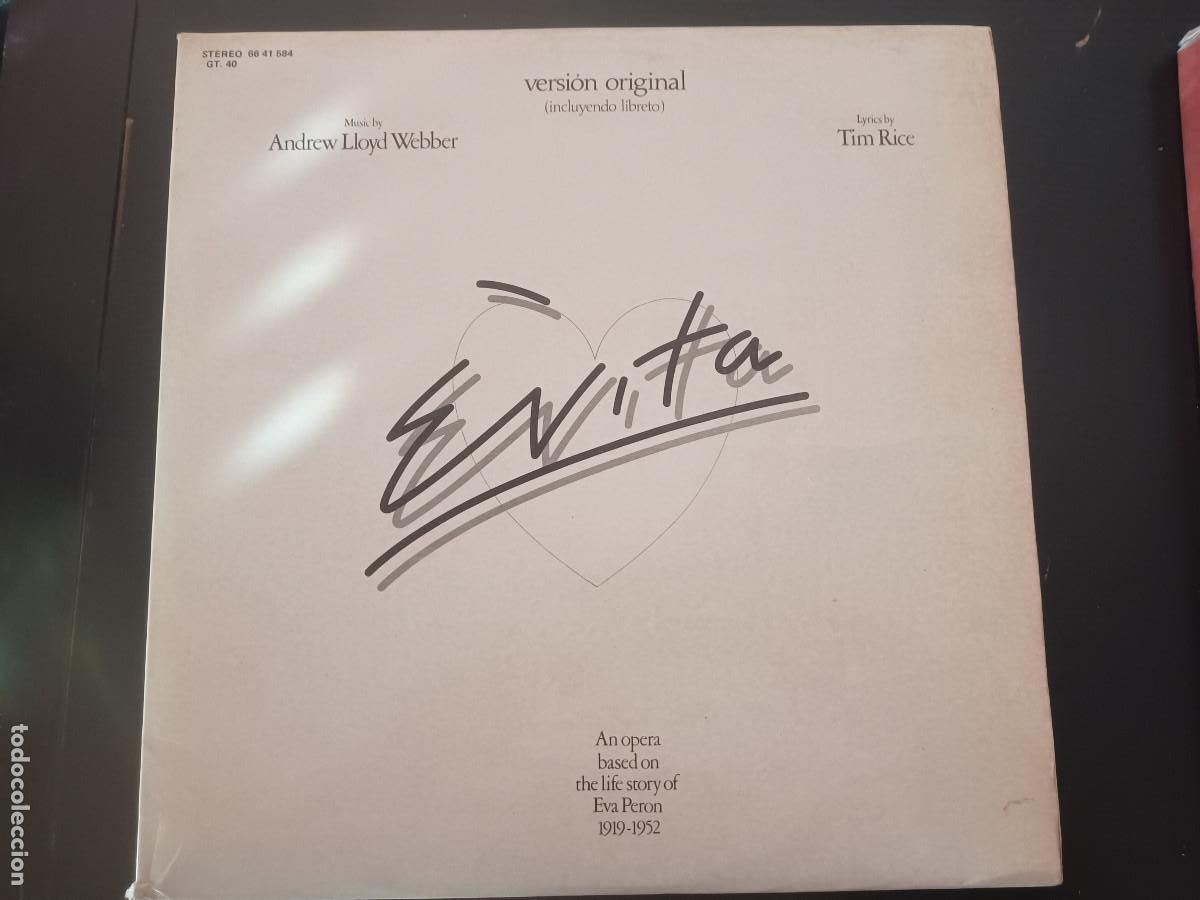 Discos de vinilo: Andrew Lloyd Webber - Evita - Foto 1