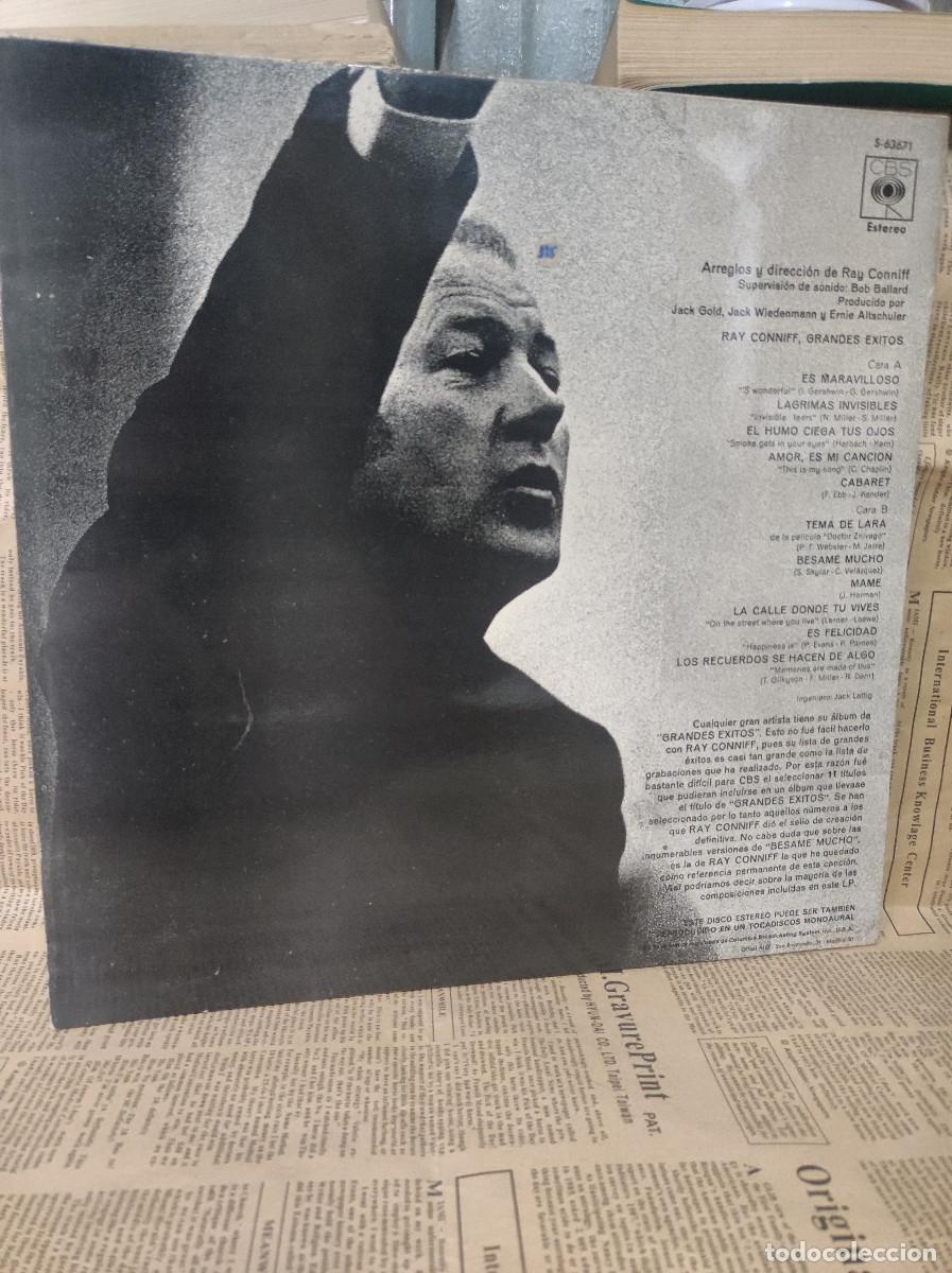 Discos de vinilo: Ray Conniff &ndash; Ray Conniffs Greatest Hits - Foto 2