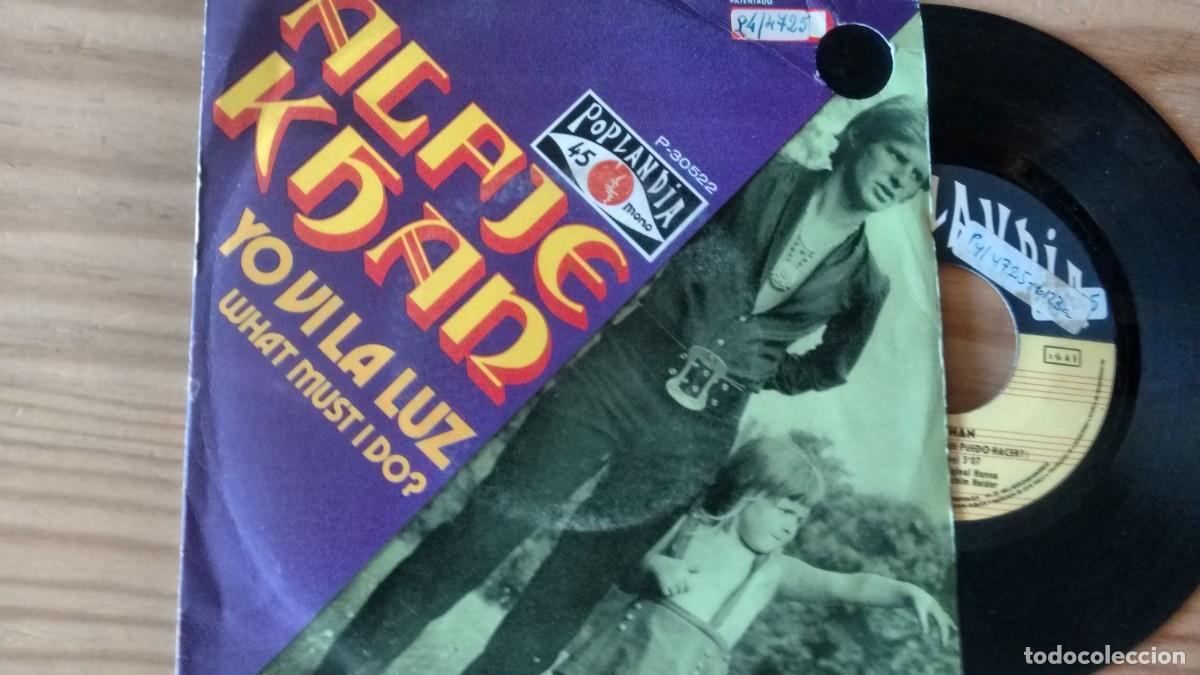 Discos de vinilo: Single ( vinilo) de ALFIE KHAN a&ntilde;os 70 - Foto 1