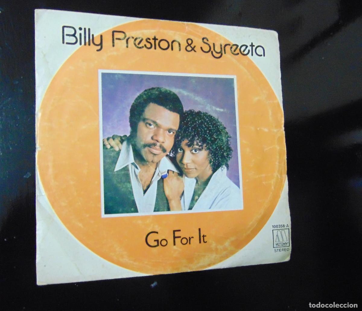 Discos de vinilo: BILLY PRESTON & SYREETA - GO FOR IT - SINGLE 1979 - Foto 2