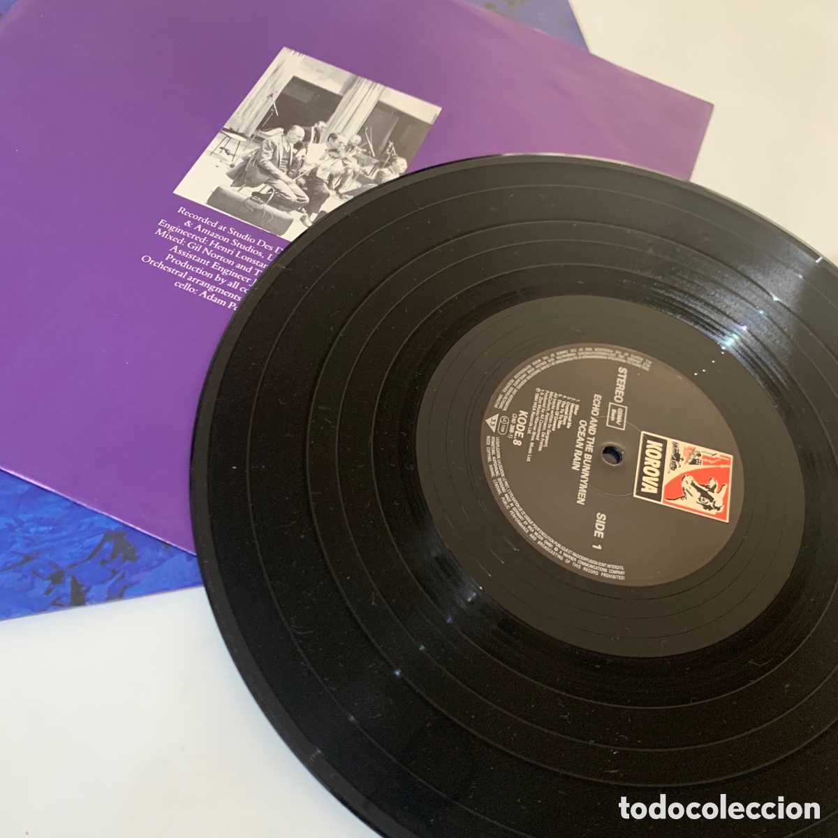 Discos de vinilo: Lp Echo & The Bunnymen - Ocean Rain de 1984 - Foto 2