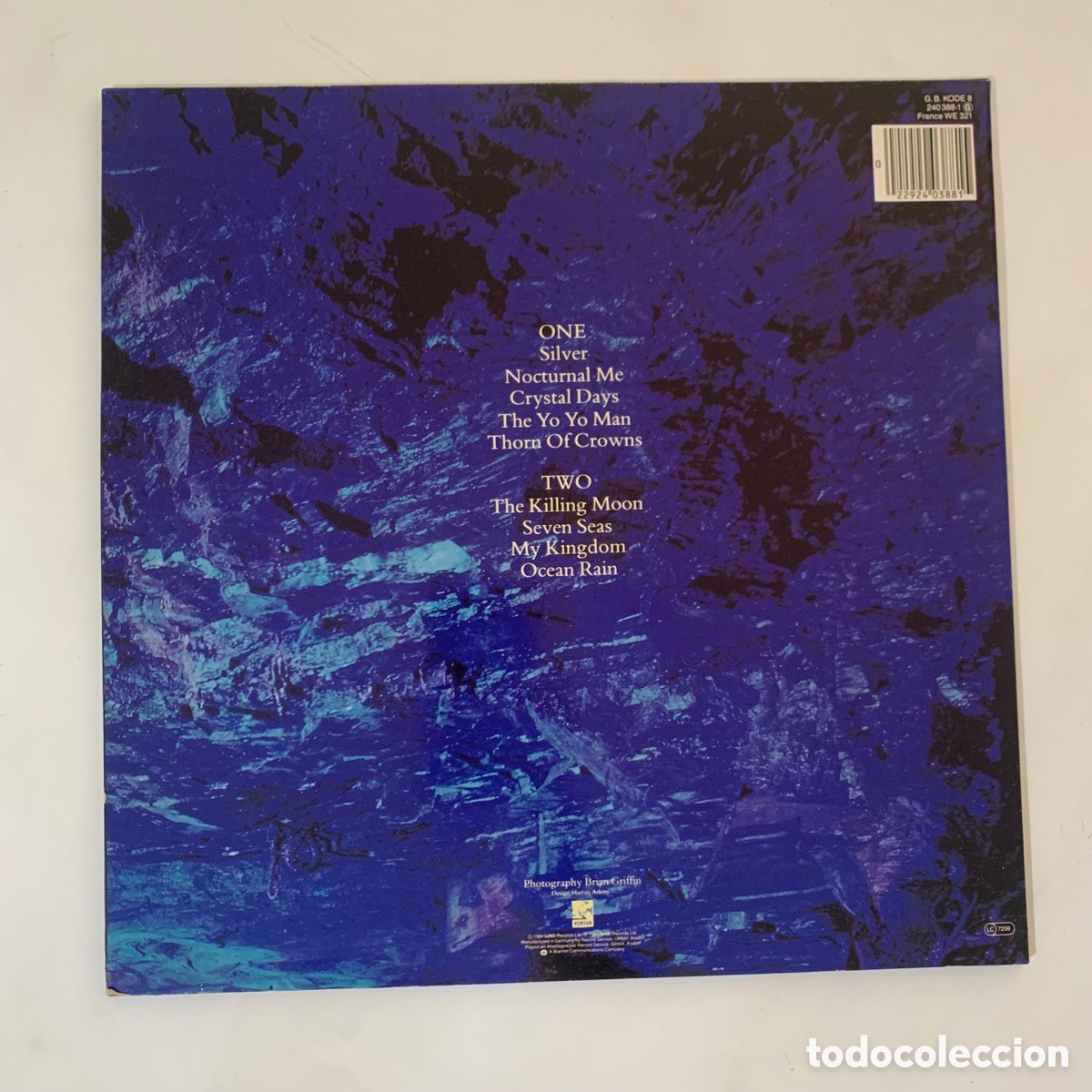 Discos de vinilo: Lp Echo & The Bunnymen - Ocean Rain de 1984 - Foto 3