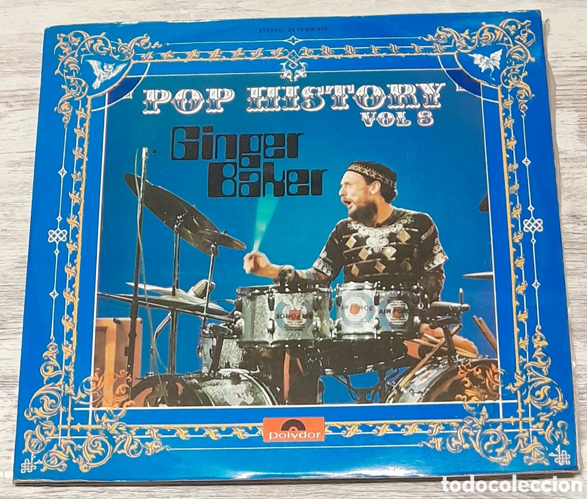 Discos de vinilo: GINGER BAKER - POP HISTORY VOL 3 - 2 LP - GATEFOLD - POLYDOR 1971 - Foto 1