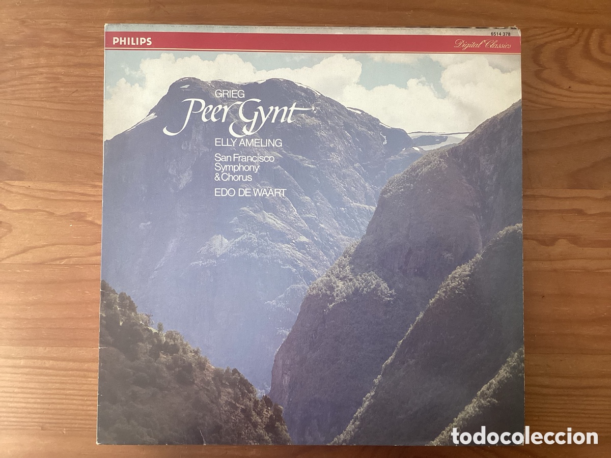 Disques de vinyle: GRIEG Peer Gynt ELLY AMELING San Francisco Symphony & Chorus EDO DE WAART