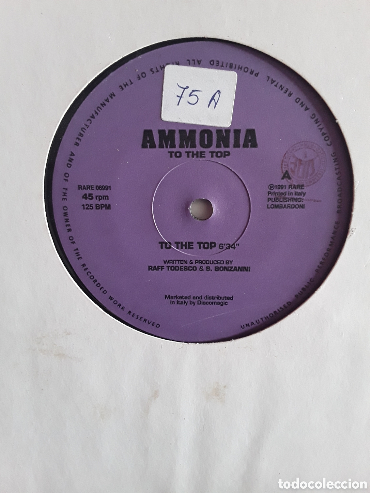 Discos de vinilo: Ammonia &lrm;&ndash; To The Top - Foto 1
