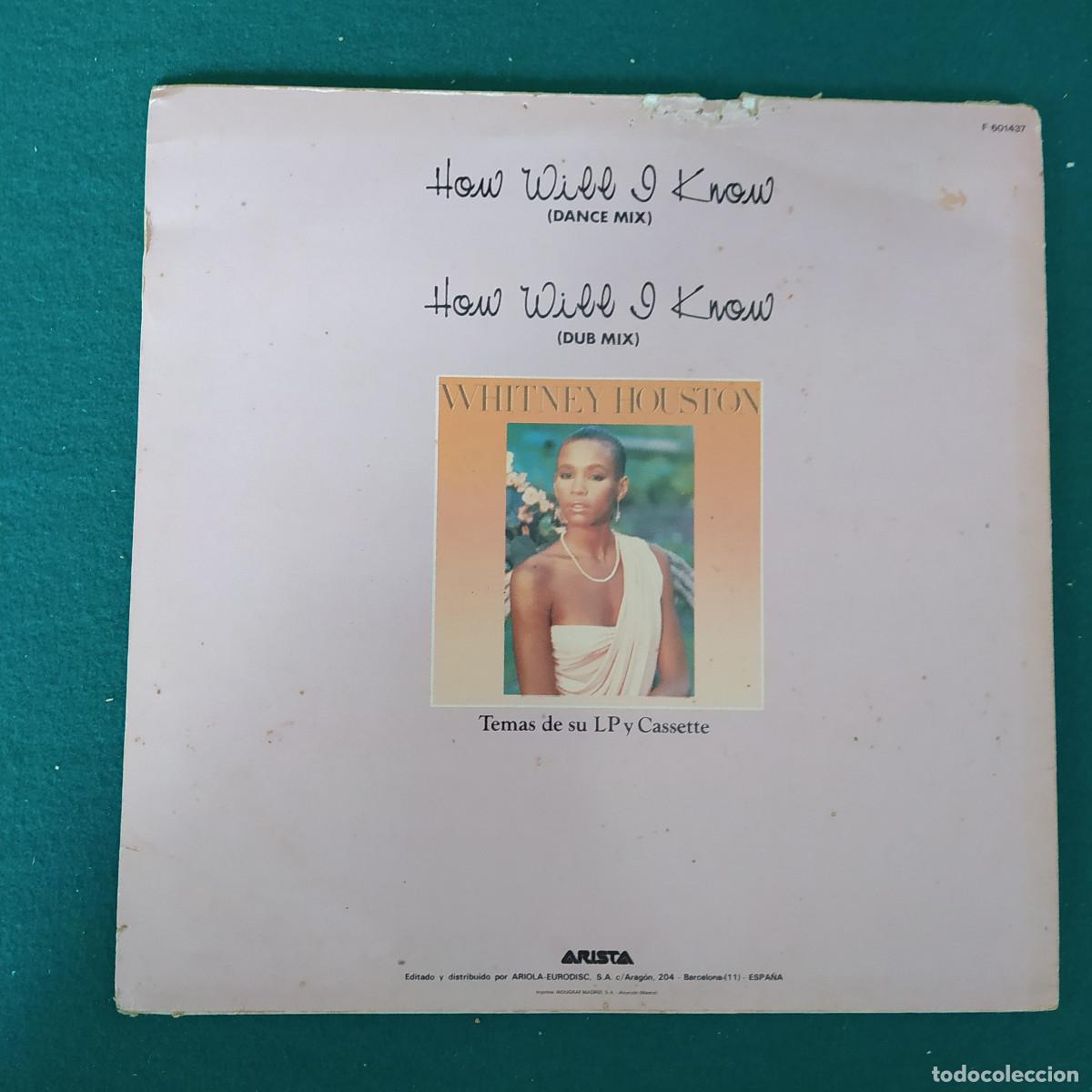 Discos de vinilo: Whitney Houston &ndash; How Will I Know - Foto 2