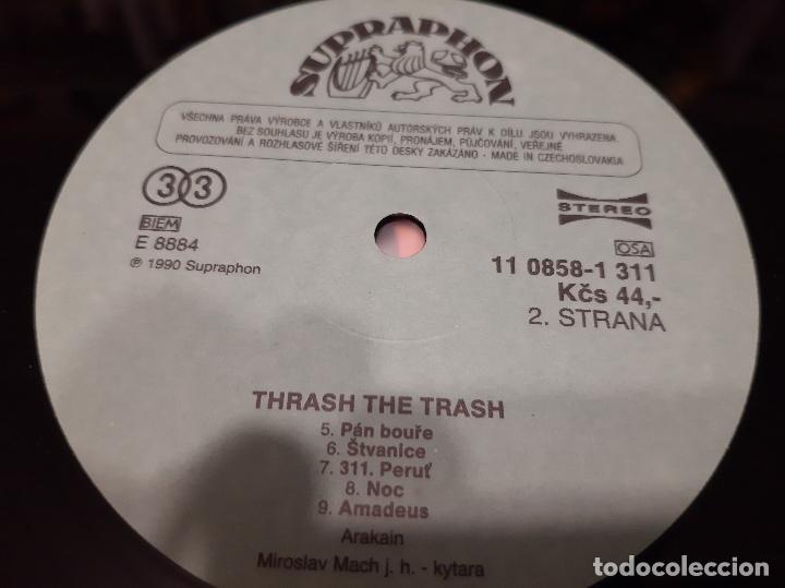 Discos de vinilo: ARAKAIN -THRASH THE TRASH- (1990) LP DISCO VINILO - Foto 2