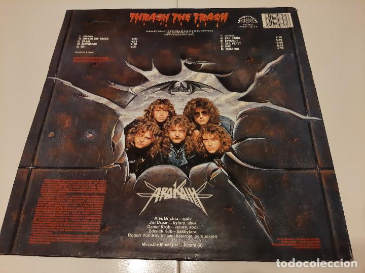 Discos de vinilo: ARAKAIN -THRASH THE TRASH- (1990) LP DISCO VINILO - Foto 8