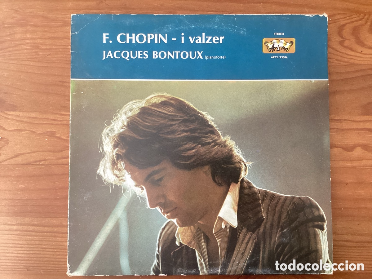 Discos de vinilo: F. CHOPIN - i valzer JACQUES BONTOUX (pianoforte) - Foto 1