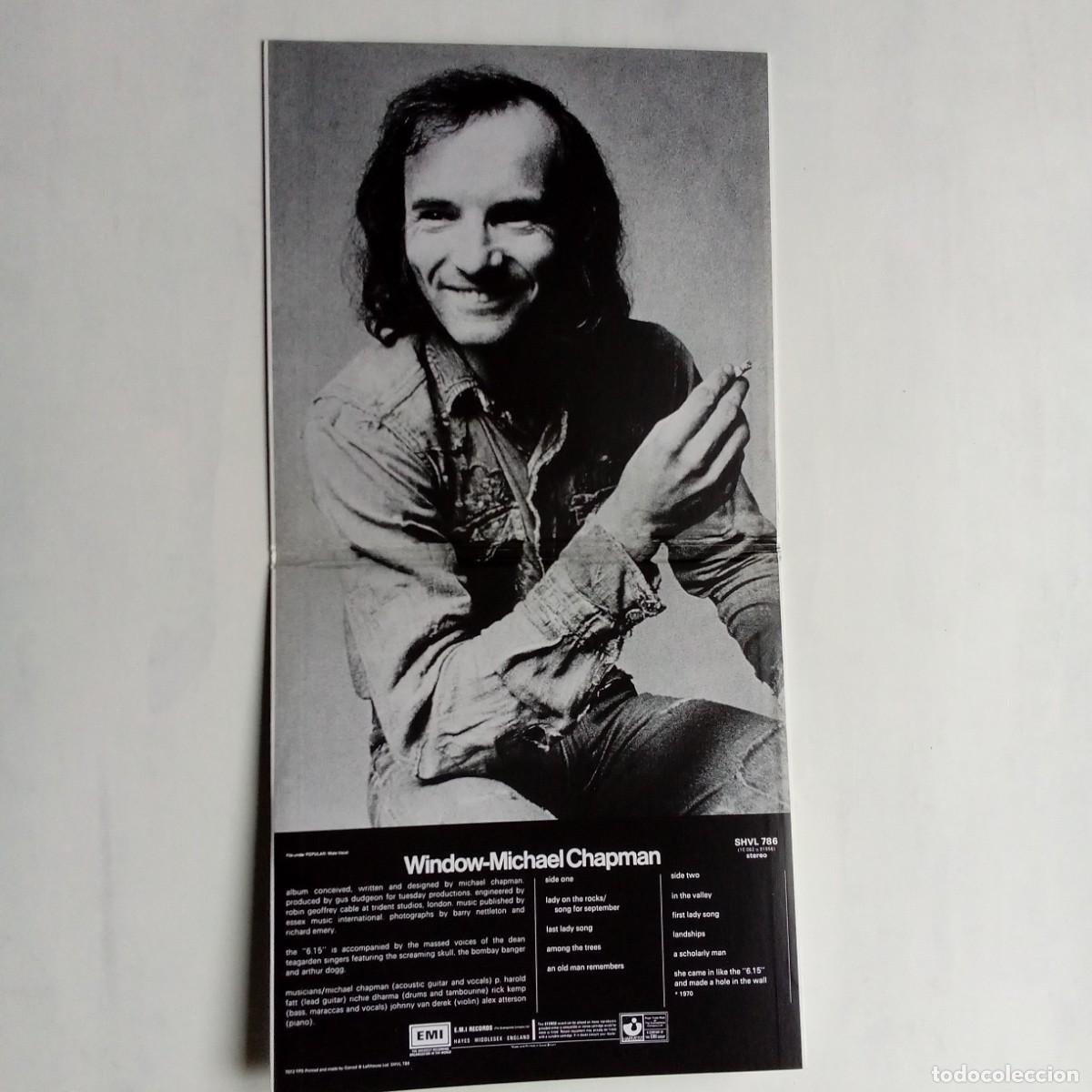 Discos de vinilo: Michael Chapman. Window. LP gatefold, rock UK 70s - Foto 3