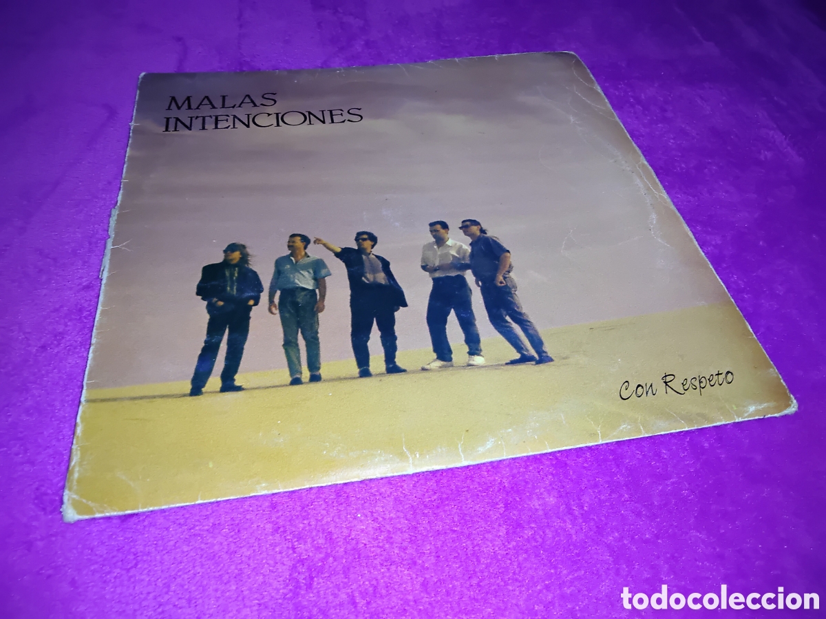 Discos de vinilo: MALAS INTENCIONES: CON RESPETO - Foto 1