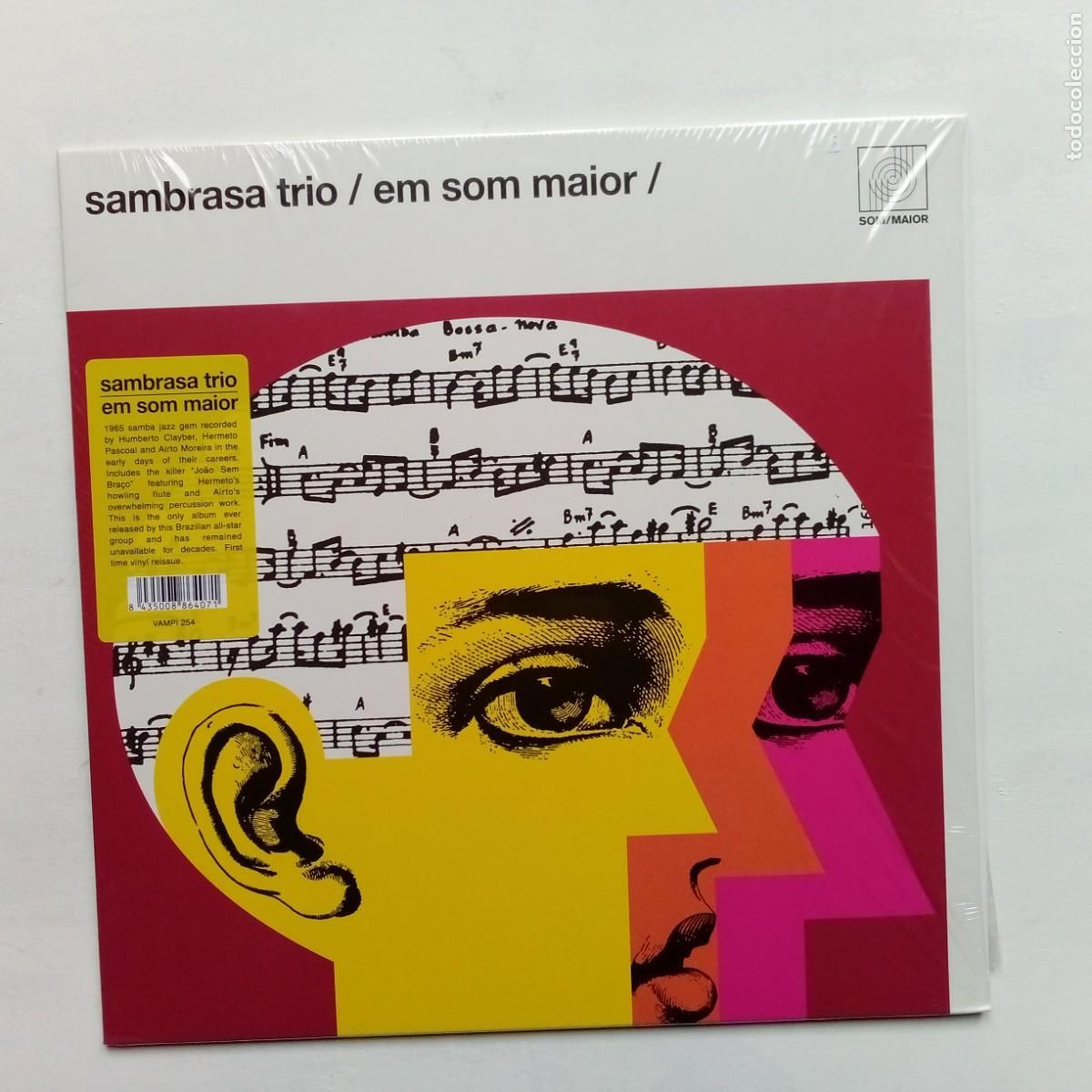 Discos de vinilo: Sambrasa Trio &lrm;&ndash; Em Som Maior. LP m&uacute;sicas brasileiras con Hermeto Pascoal