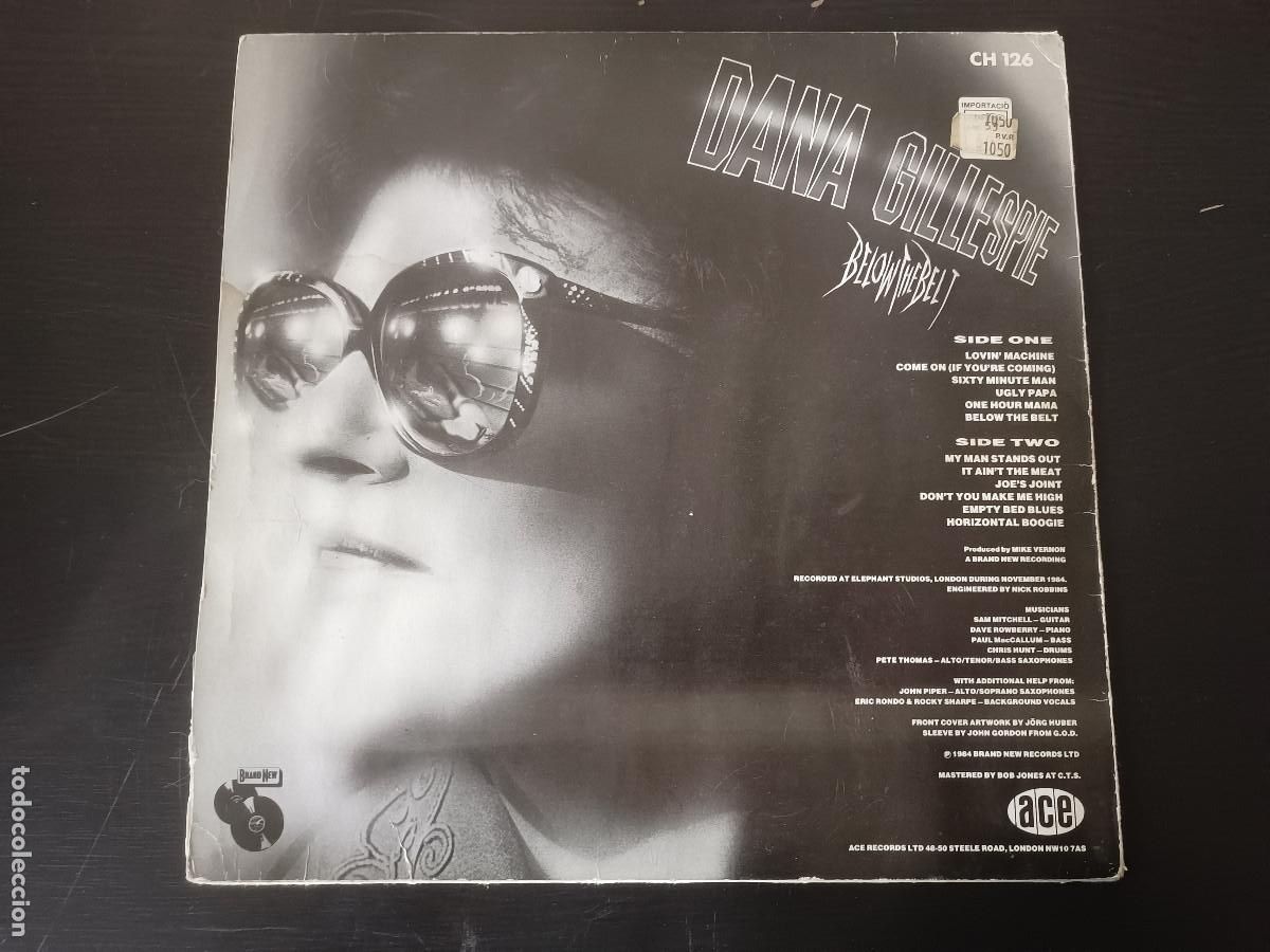 Discos de vinilo: Dana Gillespie Below The Belt - Foto 2