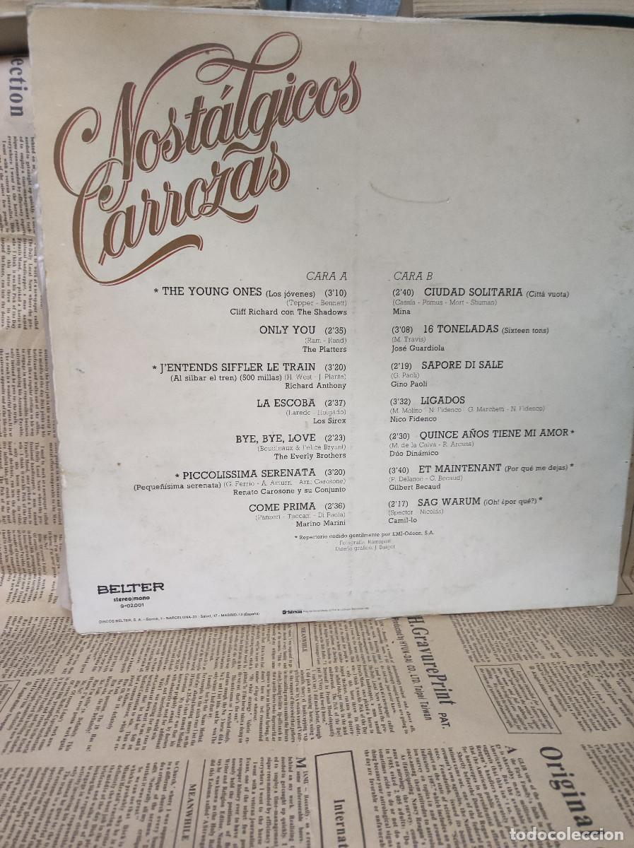 Discos de vinilo: NOSTALGICOS CARROZAS - Foto 2