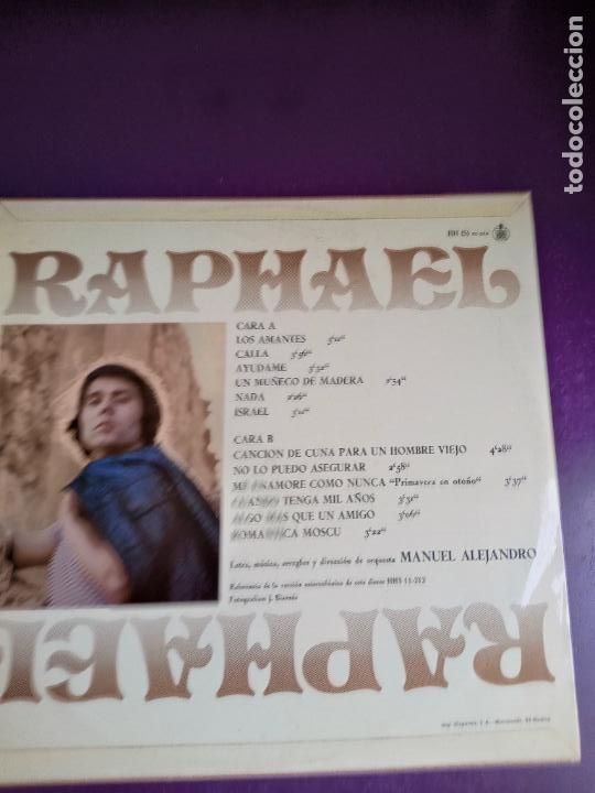 Discos de vinilo: RAPHAEL LP HISPAVOX 1971 - 1&ordf; EDICION - ALGO MAS... - POCO USO - Foto 2