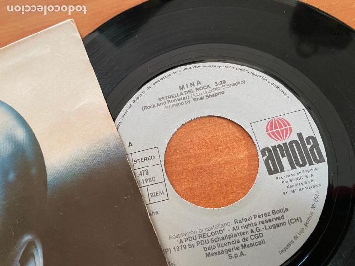 Discos de vinilo: MINA (ESTRELLA DEL ROCK) SINGLE ESPA&Ntilde;A (EPI27) - Foto 2