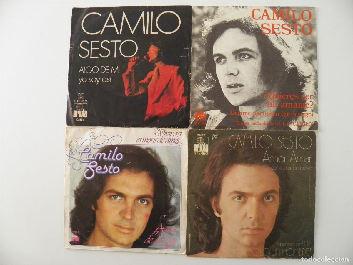 Discos de vinilo: lote 4 singels de CAMILO SESTO - Foto 1