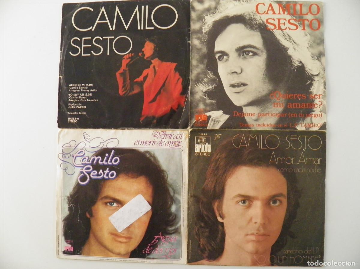 Discos de vinilo: lote 4 singels de CAMILO SESTO - Foto 2