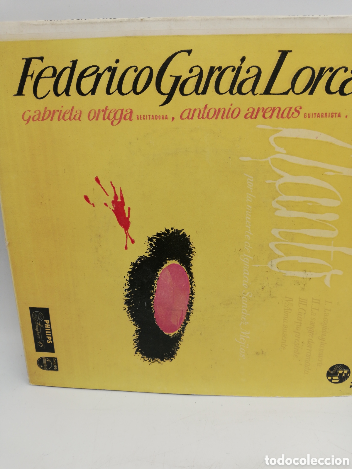 Discos de vinilo: 2 discos EPS. Federico Garc&iacute;a Lorca. - Foto 3