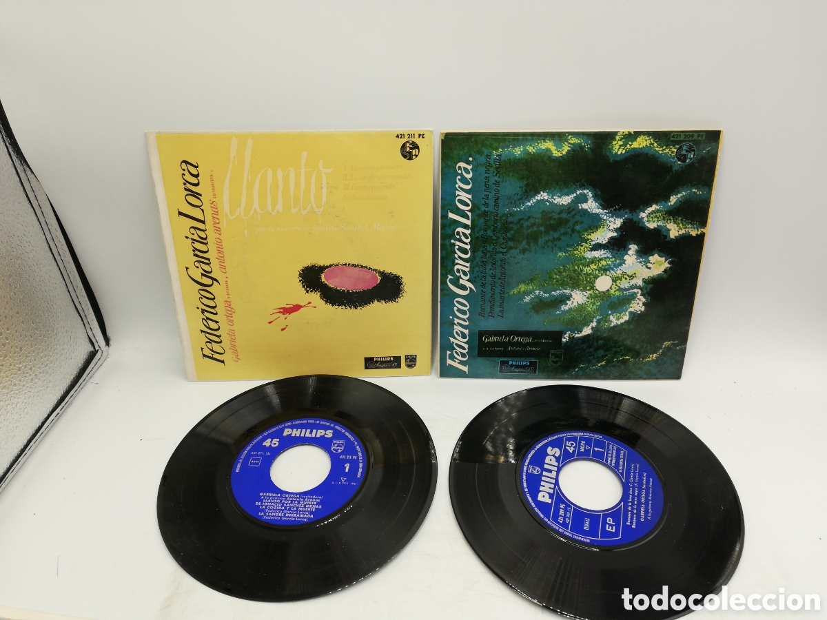Discos de vinilo: 2 discos EPS. Federico Garc&iacute;a Lorca. - Foto 4