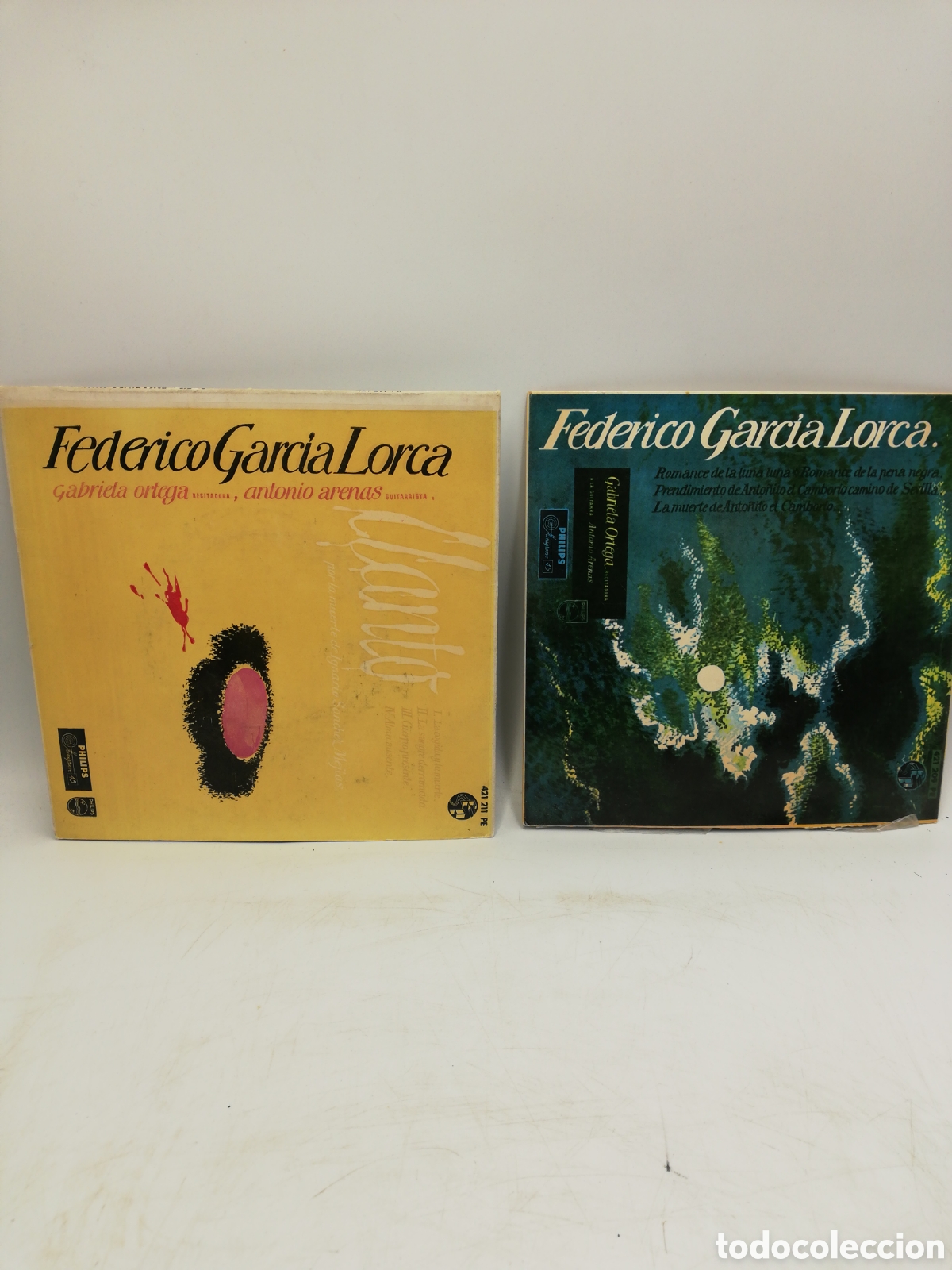Discos de vinilo: 2 discos EPS. Federico Garc&iacute;a Lorca. - Foto 1