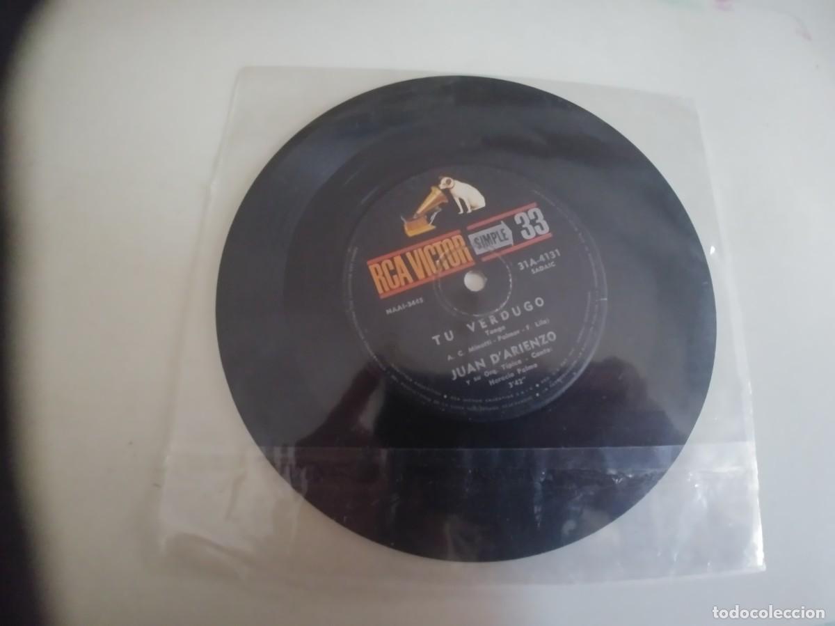 Discos de vinilo: JUAN DARIENZO-SINGLE Vos Y Yo Corazon -SIN FUNDA - Foto 2