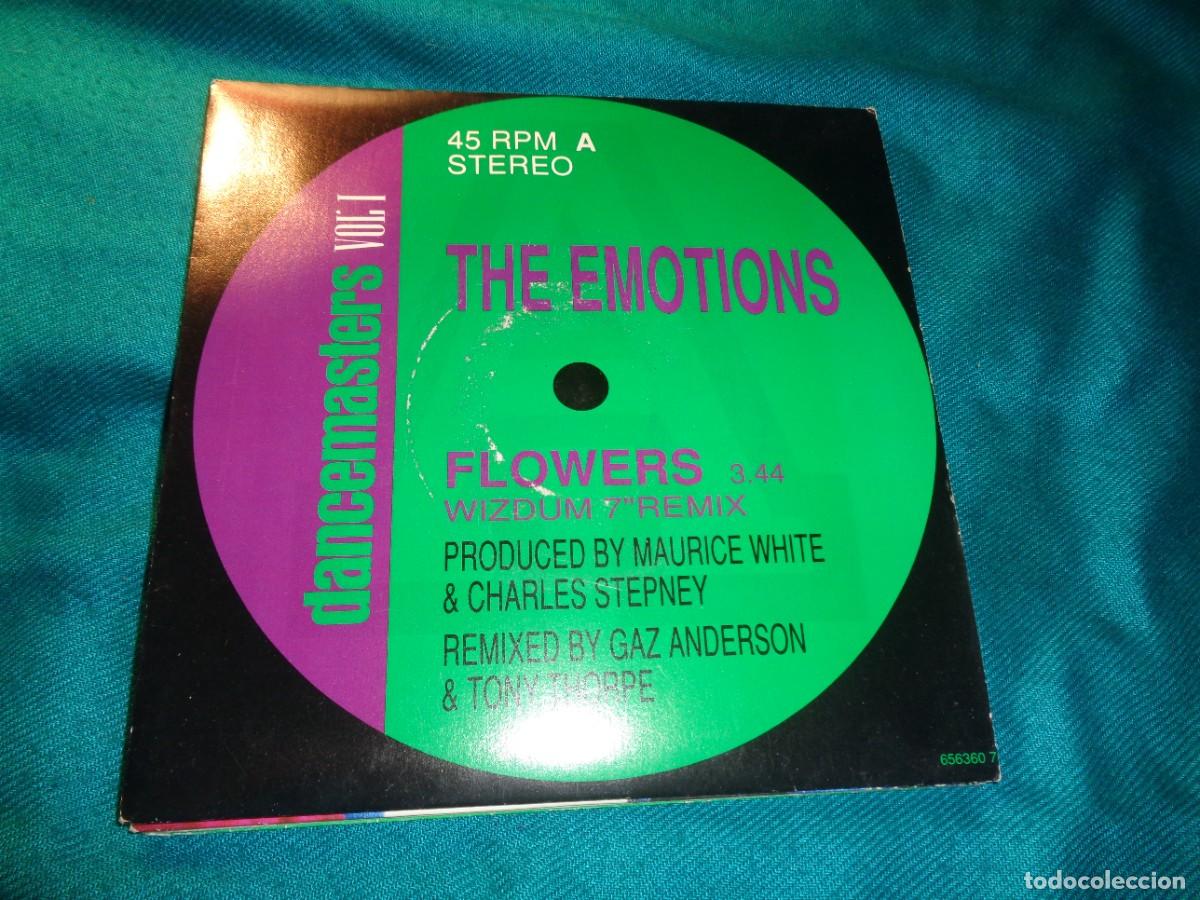 Discos de vinilo: THE EMOTIONS. FLOWERS. DANCEMASTERS VOL. 1, 1990. IMPECABLE(#) - Foto 1
