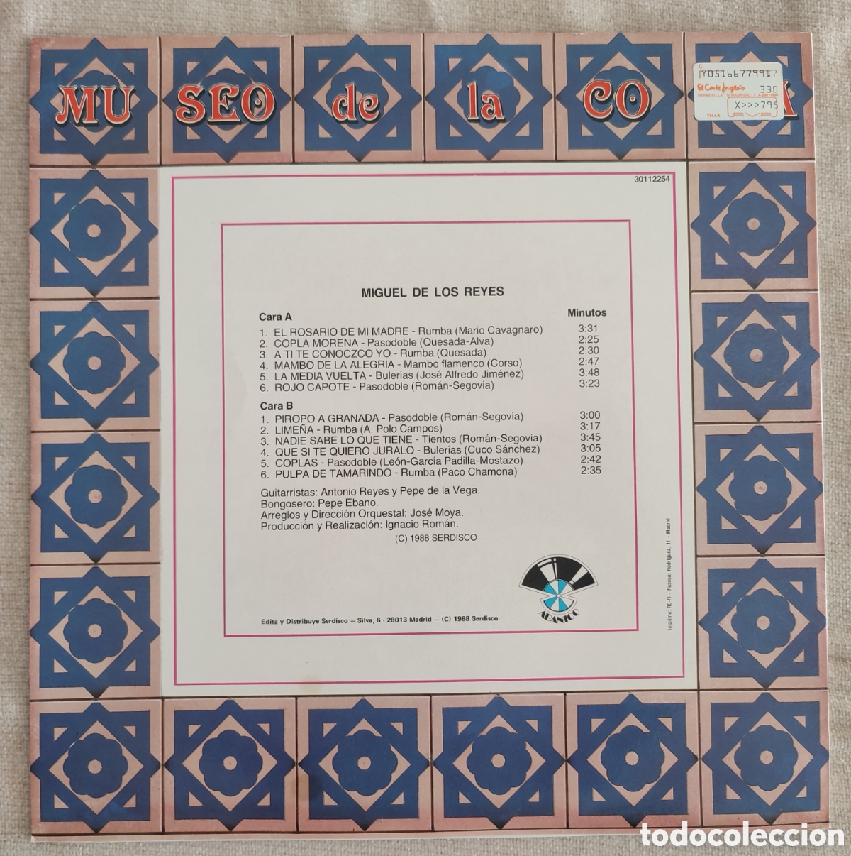 Discos de vinilo: Miguel de los Reyes Museo de la Copla - Foto 2