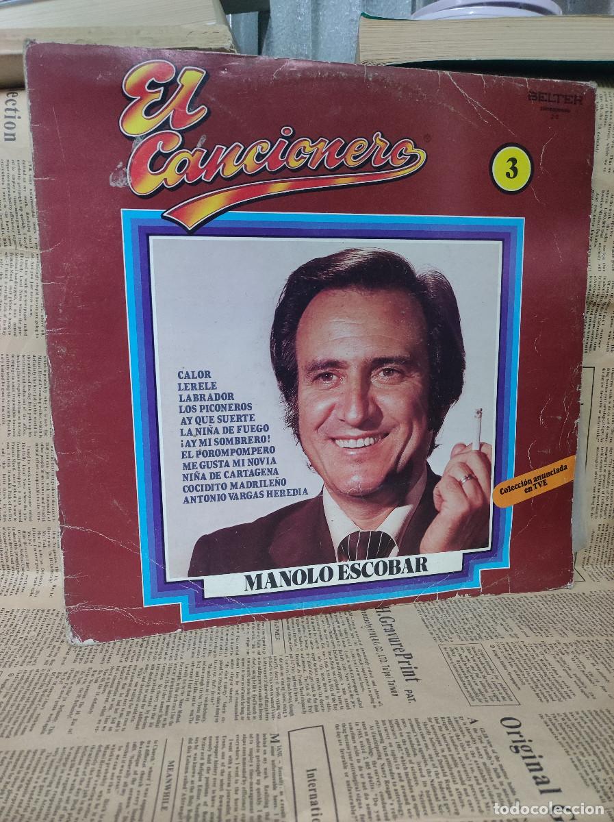 Discos de vinilo: Manolo Escobar &ndash; El Cancionero - Foto 1
