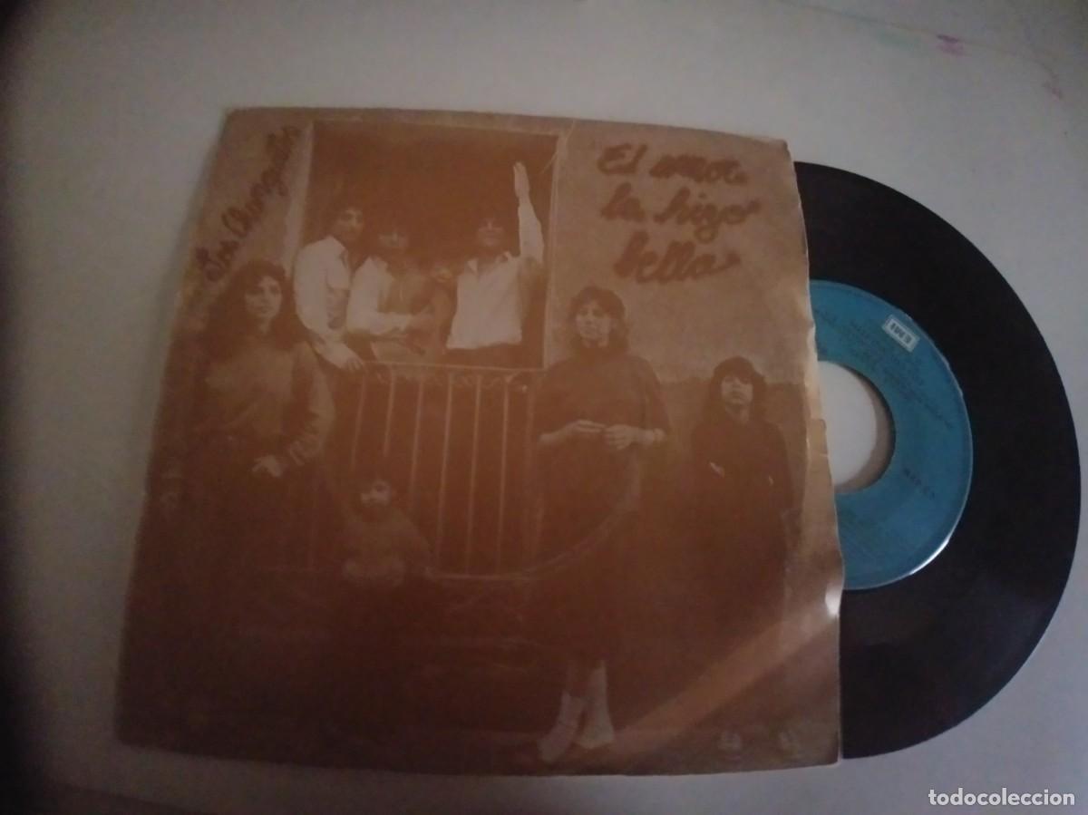 Discos de vinilo: LOS CHUNGUITOS-SINGLE EL AMOR LA HIZO BELLA - Foto 1