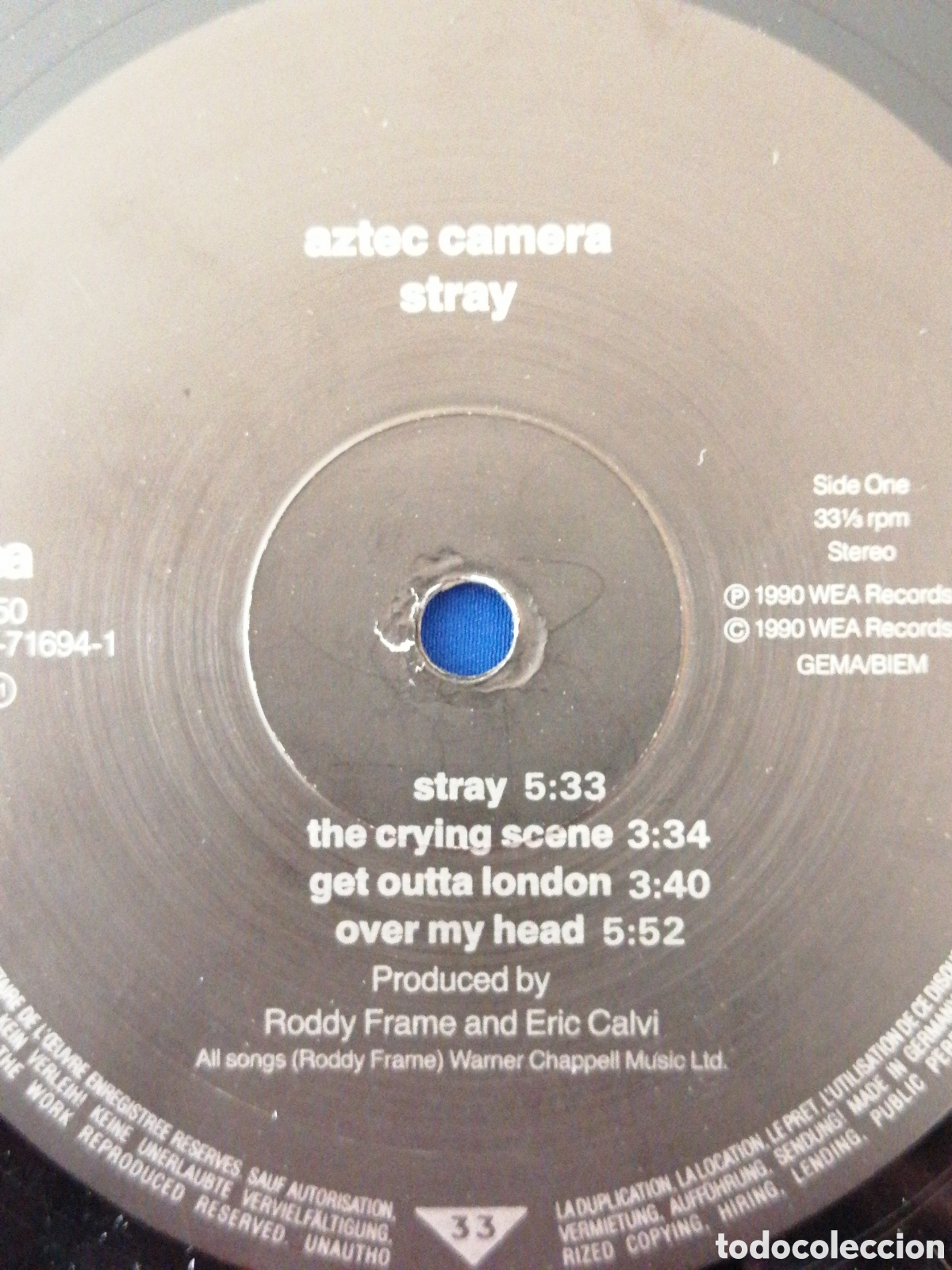 Discos de vinilo: AZTEC C&Aacute;MARA STRAY 1990 WEA R&Eacute;CORDS - Foto 5