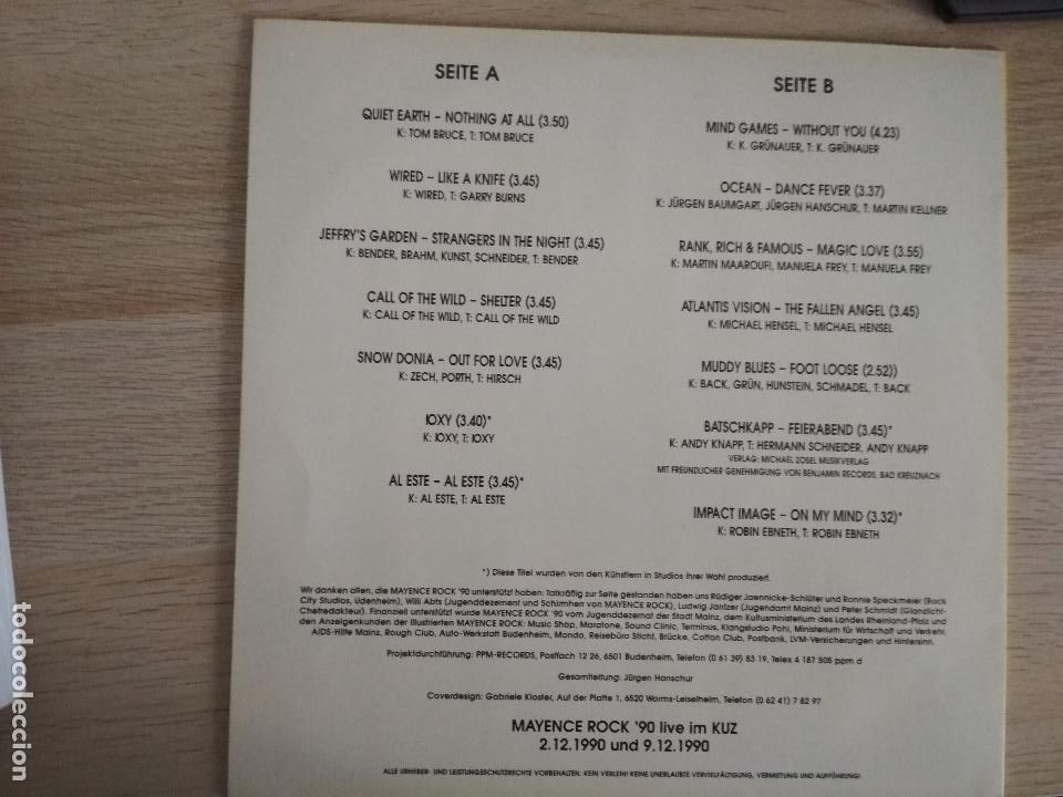 Discos de vinilo: Mayence Rock 90, 1990,Vinyl, LP, Compilation, Stereo - Foto 7