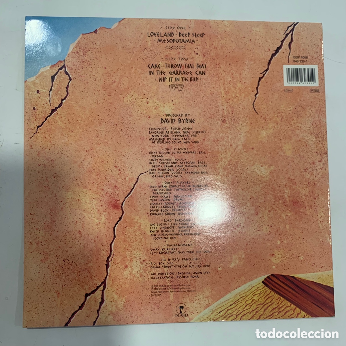 Discos de vinilo: Lp The B-52s - Mesopotamia de 1982 - Foto 2