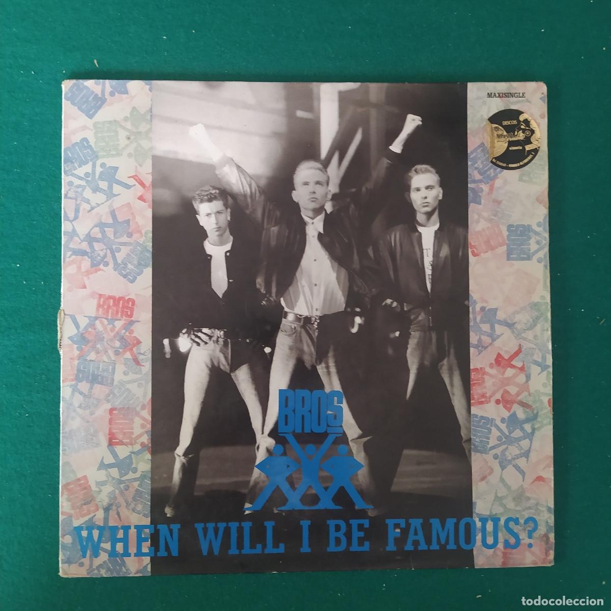 Discos de vinilo: Bros &ndash; When Will I Be Famous? - Foto 1