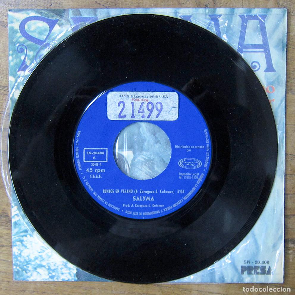 Discos de vinilo: SALIMA - JUNTOS EN VERANO / SUE&Ntilde;OS DE AMOR - 1970 - Foto 3
