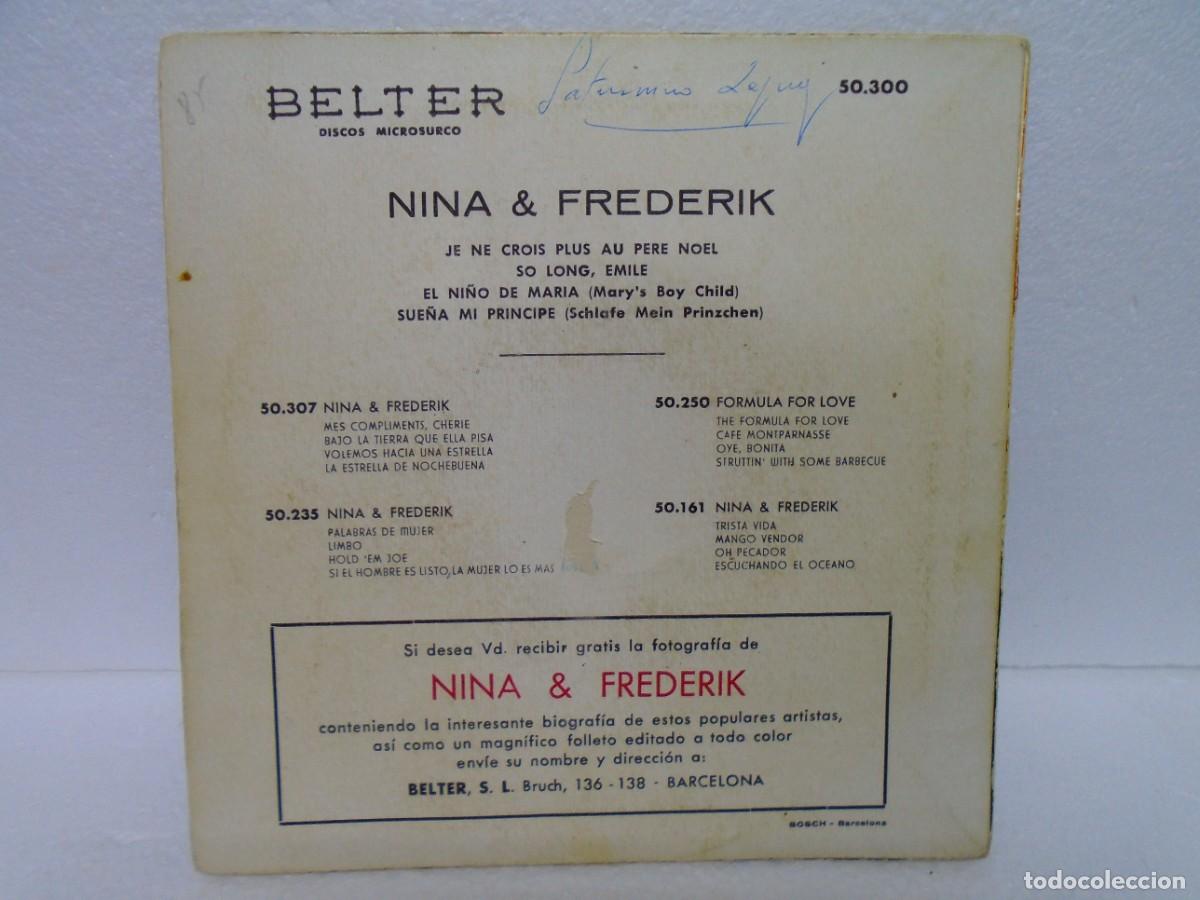 Discos de vinilo: NINA&FREDERIK. SINGLE 1959. - Foto 2
