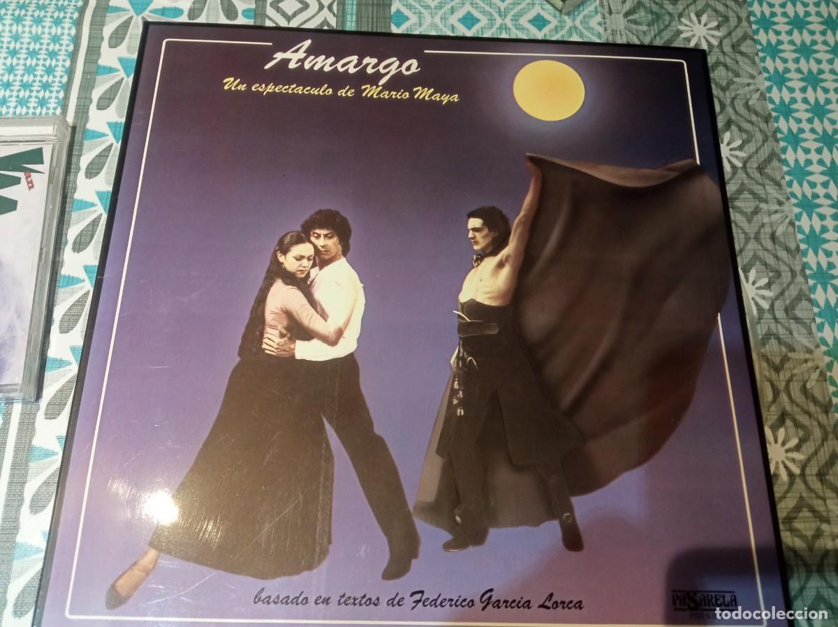 Discos de vinilo: Mario Maya &lrm;&ndash; Amargo LP GATEFOLD 1986 &iexcl;&iexcl;COMO NUEVO&iexcl;&iexcl; - Foto 1