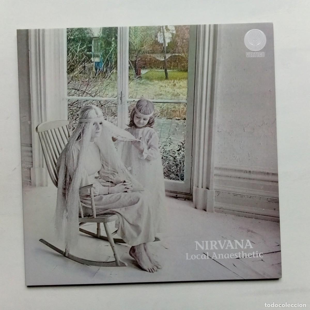 Discos de vinilo: Nirvana&ndash; Local Anaesthetic. LP gatefold rock prog UK - Foto 1