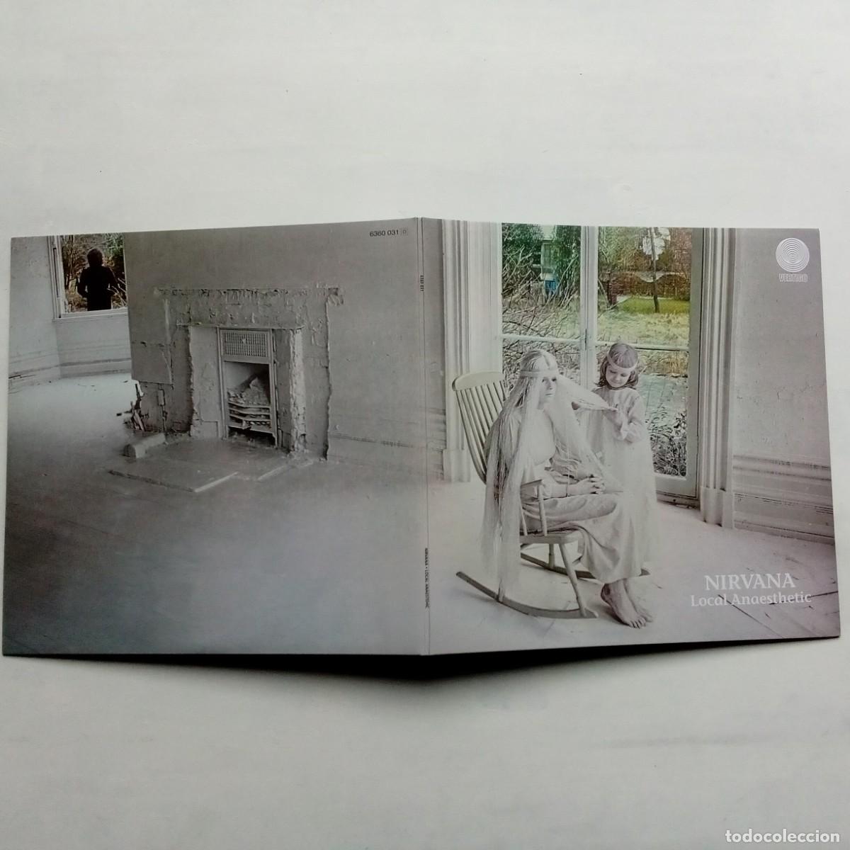 Discos de vinilo: Nirvana&ndash; Local Anaesthetic. LP gatefold rock prog UK - Foto 3