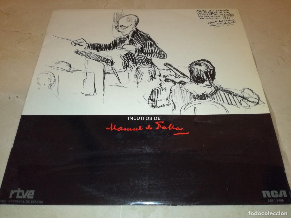 Discos de vinilo: INEDITOS DE MANUEL DE FALLA-ORIGINAL 1976-EN EXCELENTE ESTADO-MUY RARO