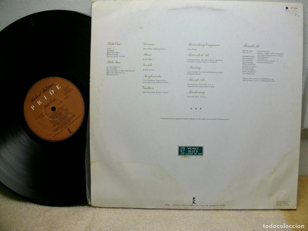 Discos de vinilo: Robert Palmer &ndash; Pride LP - Foto 2