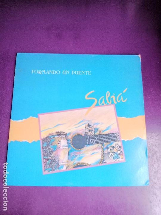 Disques de vinyle: Sabi&aacute; &ndash; Formando Un Puente - LP REDWOOD 1984 - NUEVO FOLK AMAERICANO 80'S - NUEVA TROVA NICARAGUA