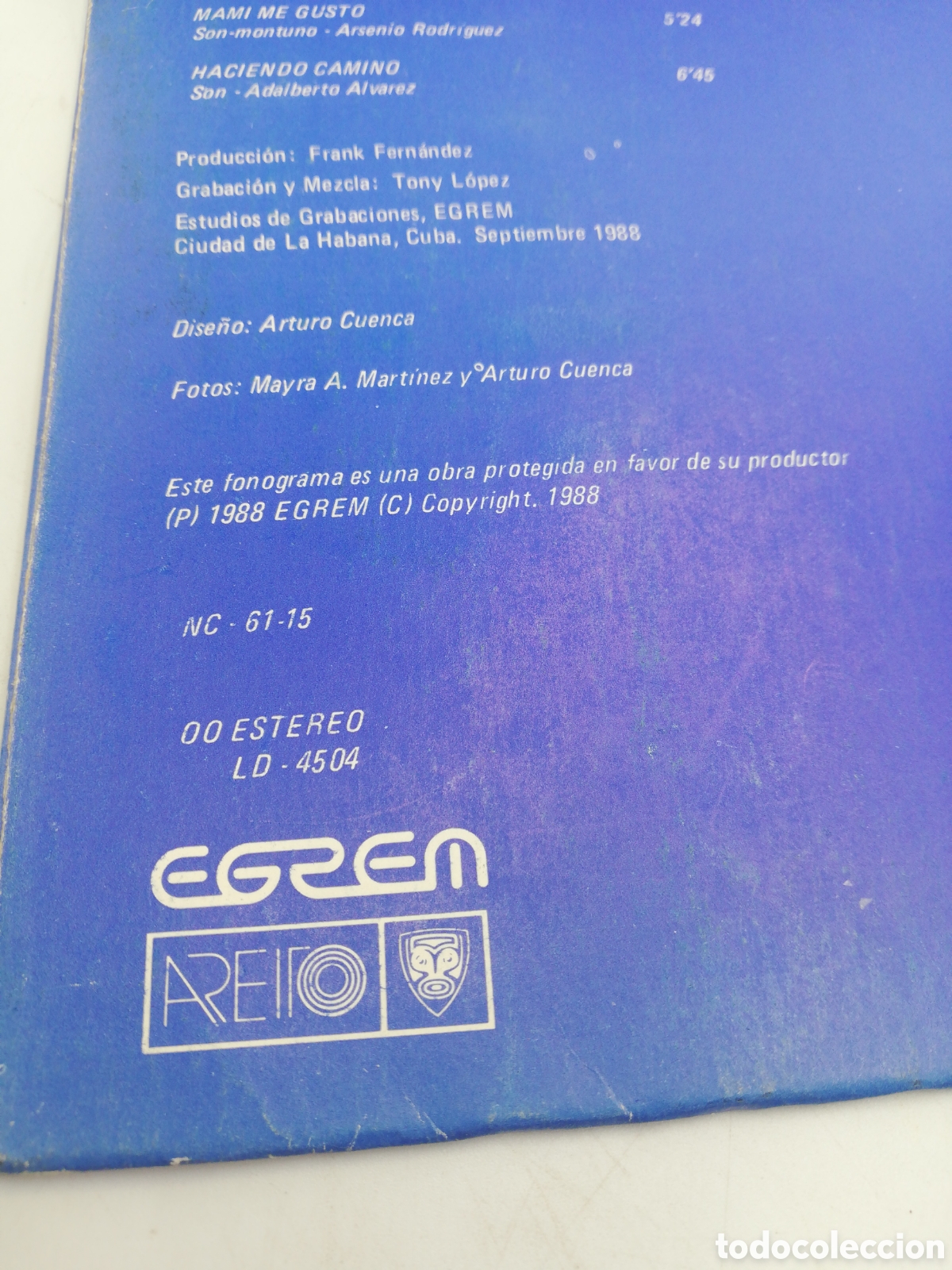 Discos de vinilo: Adalberto. Fin de semana con Adalberto. LP. - Foto 3